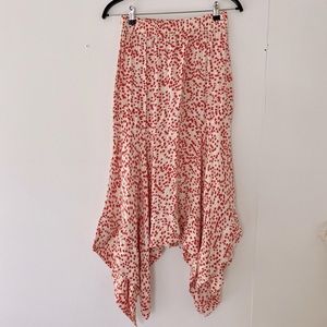 GANNI asymmetric summer skirt